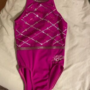 Simone Biles GK Pink Gymnastics Leotard